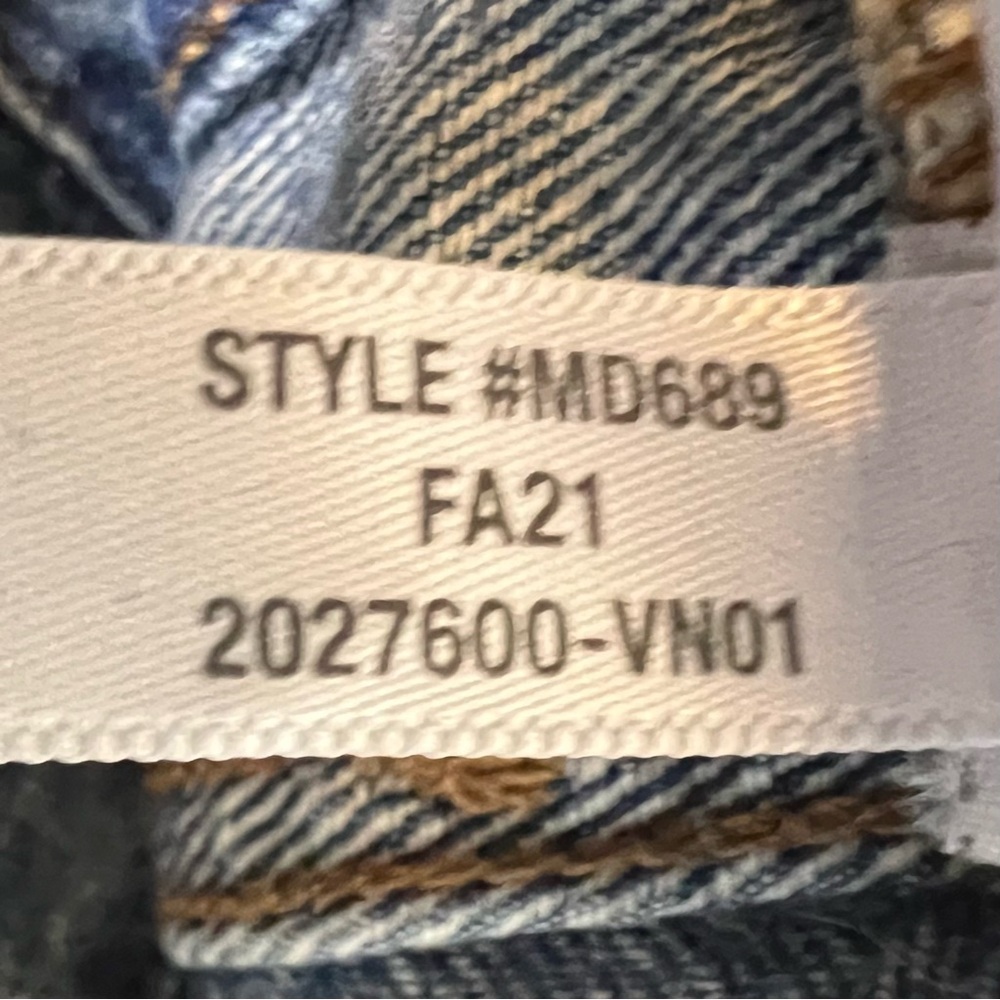 MADEWELL Denim The DadJean Duane Wash Ripped Edition Jeans Loose Fit Size 26 - Picture 11 of 12